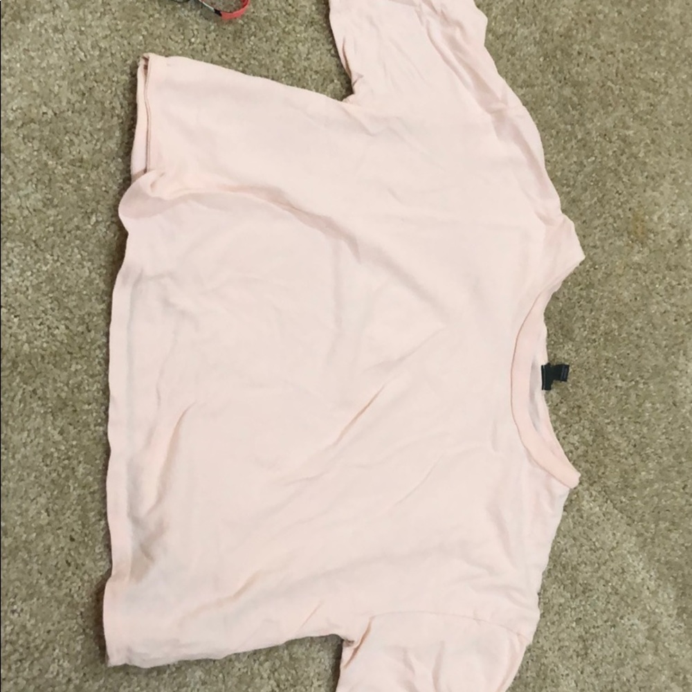 Pink crop top